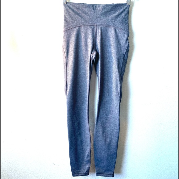 lululemon Train Times 7/8 Pant 25" Heathered Black Size 4 - Picture 5 of 8